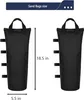 A size chart showing two black sandbags with dimensions indicated. Produktbild-Vorschau