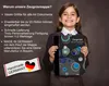 Zeugnismappe, Dokumentenmappe, Ordner A4, Kreise Blau mit Produktbild-Vorschau 5