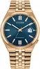 A close-up studio shot of a gold and blue Citizen automatic watch. Podgląd zdjęcia produktu