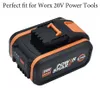 Batteria per dispositivi Worx da 20V - Batteria di ricambio Anteprima dell’immagine prodotto 1