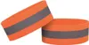 Reflexní páska na běhání na kole suchý zip 4cm oranžová Náhled obrázku produktu 1