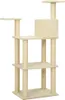 vidaXL Graffiatoio in sisal crema 118,5 cm Anteprima dell’immagine prodotto 11