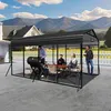 UISEBRT Extra velký stan pro auto 600×370×260 cm - Robustní Náhled obrázku produktu 10