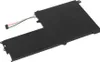 A black laptop battery with a multi-colored wire connector. Produktbild-Vorschau