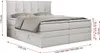 Boxspringbett 7-Zonen Taschenfederkernmatratze und Topper - Produktbild-Vorschau 6
