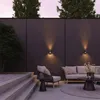 hoftronic LED Wandleuchte Kansas 7W 3000K IP65 Anthrazit Produktbild-Vorschau 4
