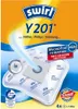 A package of Swirl Y201 vacuum cleaner bags, showing the product and its features. Anteprima dell’immagine prodotto