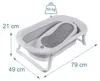 Relaxdays Babybadewanne faltbar, mit Einsatz, Babywanne, Produktbild-Vorschau 4