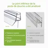 S'AFIELINA joint de rechange déflecteur d'eau joint de Voir les images du produit 8