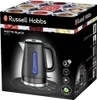 The image shows the packaging of a Russell Hobbs matte black kettle. Náhľad obrázku produktu
