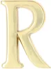 KOTARBAU® Písmeno "R" z mosadze 10 cm pre domy, sídliská, Náhľad obrázku produktu 3