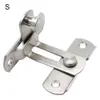 A stainless steel door latch on a white background. Produktbild-Vorschau