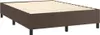 vidaXL Box spring bed frame brown 140x200 cm Imitace kůže Náhled obrázku produktu 3