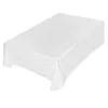 Tischdecke Lace Vinyl Häkelspitze Blumen Weiß Robust Produktbild-Vorschau 2