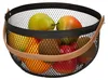 Retro Netzkorb diam.29cm Sammlung 'noir Küche'. Produktbild-Vorschau 2
