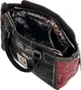 An open handbag with its interior compartments visible. Produktbild-Vorschau