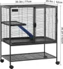 SucceBuy 36" pojízdná kovová klec pro fretky, velká Náhled obrázku produktu 8