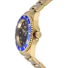 Invicta Pro Diver Herrenuhr Gold mit Blauem Zifferblatt Produktbild-Vorschau 3
