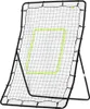 HOMCOM Kickback Rebounder Tor Rückprallwand Netz Stahl Produktbild-Vorschau 1