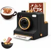 Latte Art Schablone, Latte Art Kamera mit Puderstreuer, Produktbild-Vorschau 1