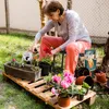GOPLUS 2 in 1 Garten Arbeitshocker, klappbarer Gartenhocker Produktbild-Vorschau 2