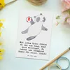 Mr. & Mrs. Panda Grußkarte Handball Trainerin Dankeschön - Produktbild-Vorschau 2