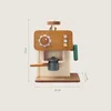 Petite Amélie Kaffeemaschine aus Holz Noyer Produktbild-Vorschau 5