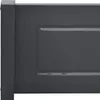 vidaXL Massivholzbett Kiefer Grau 120x200 cm Produktbild-Vorschau 4