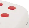 A close-up view of a white step stool with red circular grips. Anteprima dell’immagine prodotto