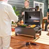 Kohlegrill mit Deckel, Warmhalterost, Aschefach, Produktbild-Vorschau 3