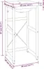 vidaXL Support de lavabo de salle de bain avec lavabo noir Voir les images du produit 7