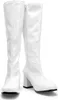 Schmalschaft Stiefel Stretchlack weiss Schuhgröße: 42 Produktbild-Vorschau 3
