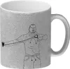 Glitzer-Kaffeebecher mit ironischem Spruch, gezeichnetem Produktbild-Vorschau 1