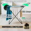BigDean Wäscheständer 200 cm = 20m extra-hoch + dicke Produktbild-Vorschau 5