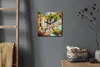 Coloray Uhr auf Leinwand 30x30 cm Wand Uhr Dekoration Produktbild-Vorschau 4