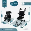 Mobiclinic, Transitrollstuhl, Saturno, Aluminium, bis 10 Produktbild-Vorschau 2