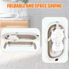 Faltbare Baby Badewanne,Babybadewanne mit Thermometer und Produktbild-Vorschau 7