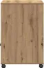 vidaXL Printerstandaard Artisan, eikenhoutlook, 60 x 48 x Productafbeelding-voorbeeld 7