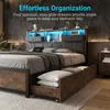 INONEFT Polsterbett 140x200cm mit USB-Ladegerät,Bett mit Produktbild-Vorschau 8