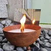 Schwabenfire Kleine Edelrost Outdoorkerze mit Dauerdocht Produktbild-Vorschau 7