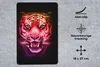 MuchoWow® Mauspad Mousepad Tiger - Orange - Rot 18x27 cm - Produktbild-Vorschau 2