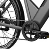 A close-up view of the chain, crankset, and pedals of a bicycle. Produktbild-Vorschau