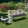Beautissu Coussins de banc Base BK, 120x48x5cm, gris Voir les images du produit 5