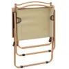 vidaXL Campingstühle 2 Stk. Beige 54x55x78 cm Oxford-Gewebe Produktbild-Vorschau 7