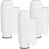 Three white water filter cartridges are arranged in a cluster against a white background. Produktbild-Vorschau