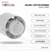 100mm Abluft Zuluft Grow Lüfter Ventilator Rohrlüfter für Produktbild-Vorschau 5