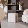 Hocker Taupe Bouclé Sera - Giga Meubel Produktbild-Vorschau 1