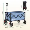 Sekey Bollerwagen faltbar 150 kg mit Bremsen, klappbarer Produktbild-Vorschau 8