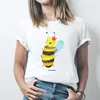 Mr. & Mrs. Panda Größe L T-Shirt Biene Happy - Weiß - Produktbild-Vorschau 3
