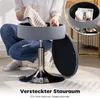 HOMCOM Barhocker, Bistrohocker mit Stauraum, Drehbar Produktbild-Vorschau 5